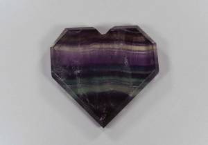 Сердце из флюорита 95,76 - реальное фото