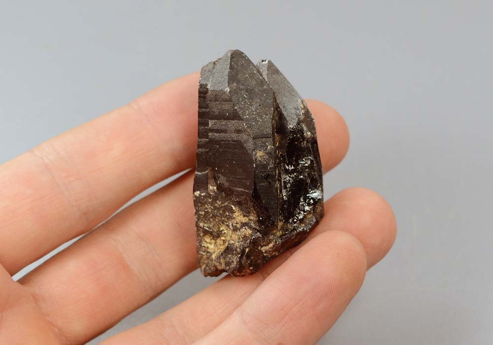Морион, сросток кристаллов 35,21 - реальное фото