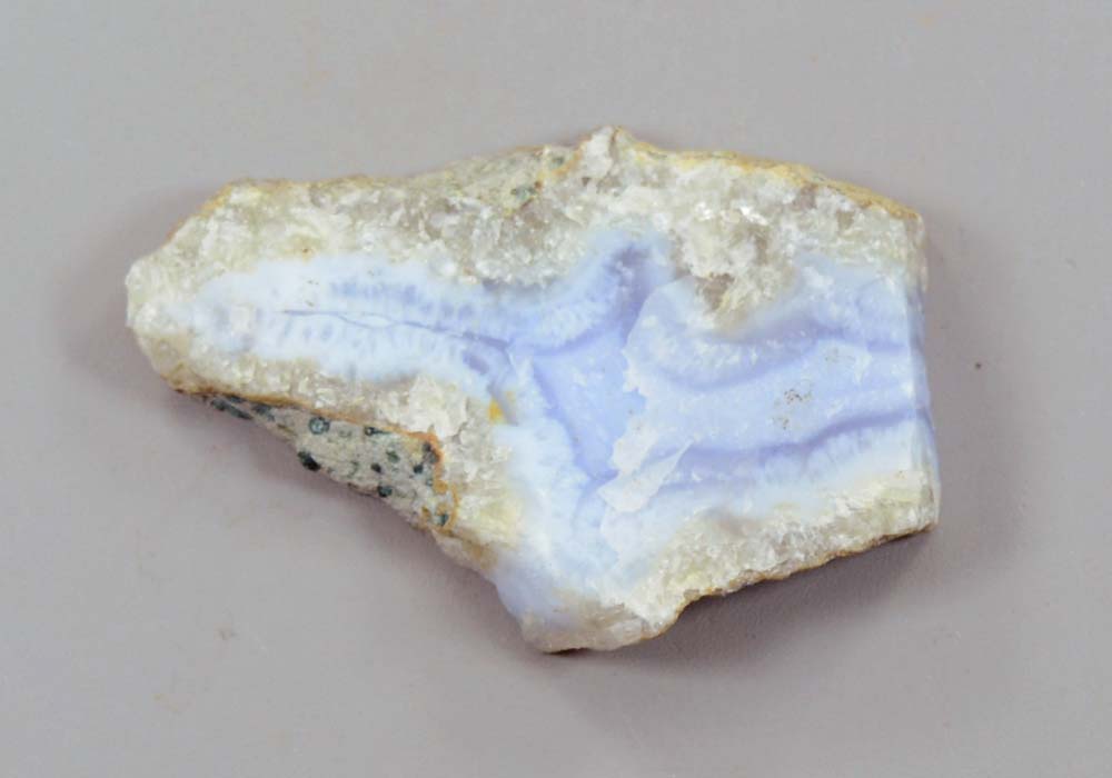 Агат голубой (сапфирин), полированный срез 32 - стоимость