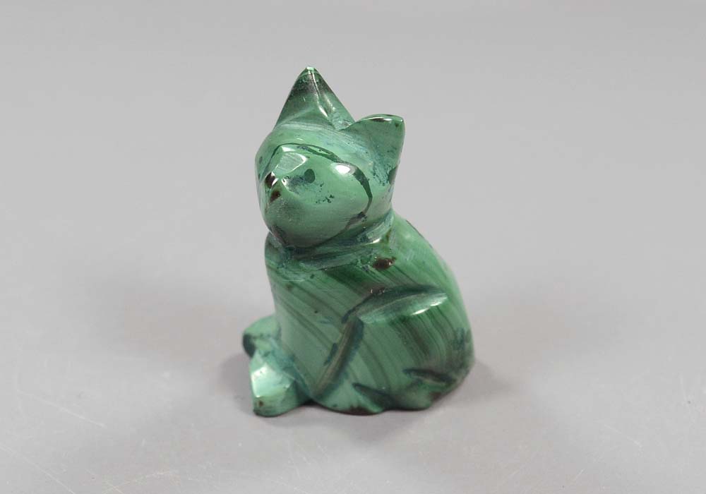 Кошка из малахита 15,46 - цена