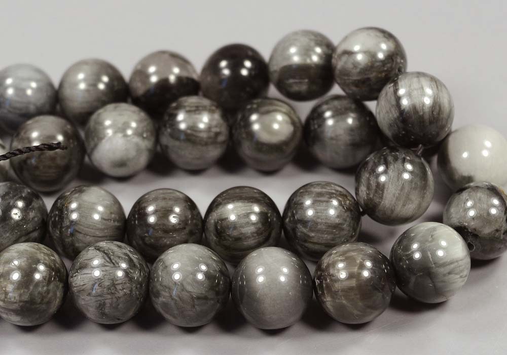 Бусины из кошачьего глаза 10,5 мм - натуральный камень