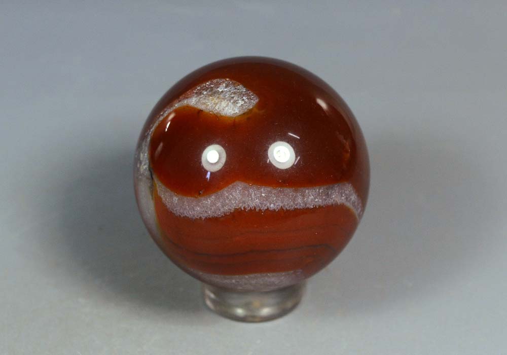 Шар из сердолика 45,5 мм 129,12 - реальное фото