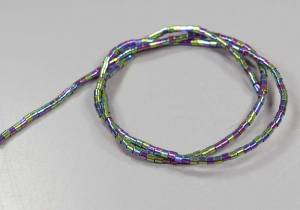 Бусины из гематита цилиндр разноцветный 2-2 мм