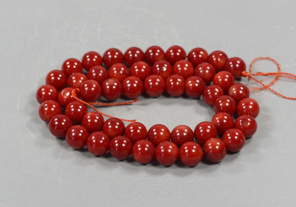 Бусины из коралла 8,5 мм - цена