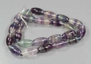 Бусины из флюорита, овал 16-8 мм