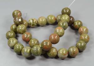 Бусины из унакита 12,5 мм
