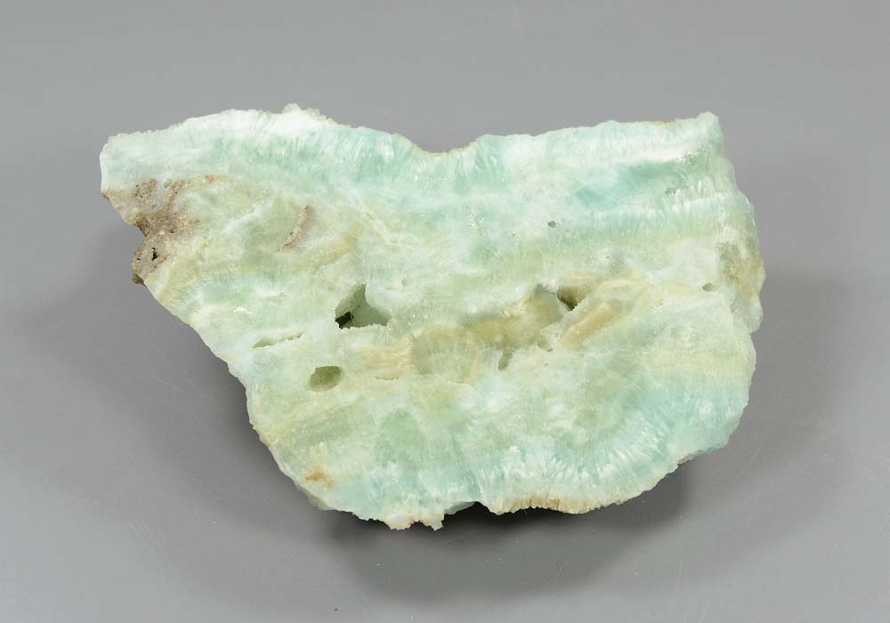 Арагонит голубой, полированный срез 186,19 - цена