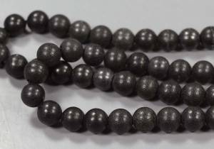 Бусины из шунгита 4,5 мм - натуральный камень
